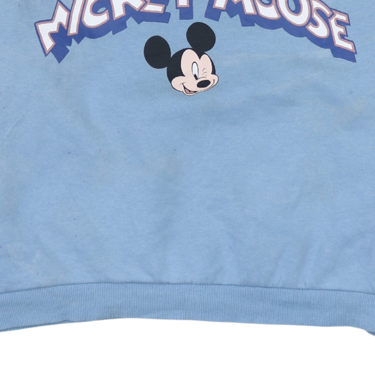 Disney C&A Women Blue XL Mickey Mouse Crew Neck Sweatshirt