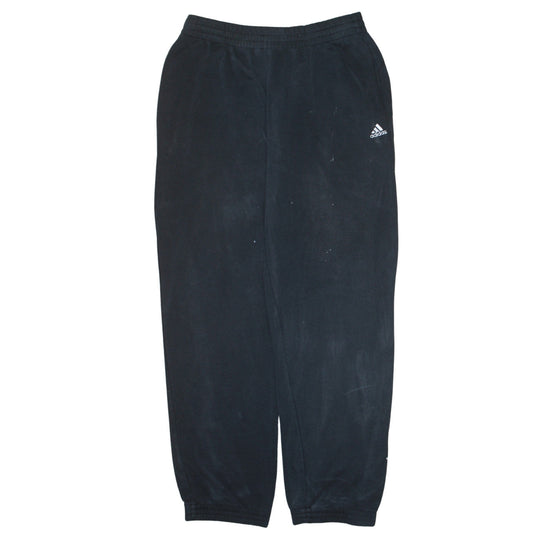 Adidas Men Black Regular Fit Sweatpants Size M Performance Essentials