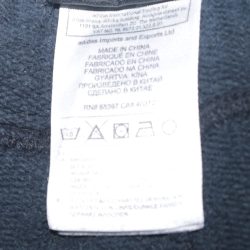 Adidas Men Black Regular Fit Sweatpants Size M Performance Essentials