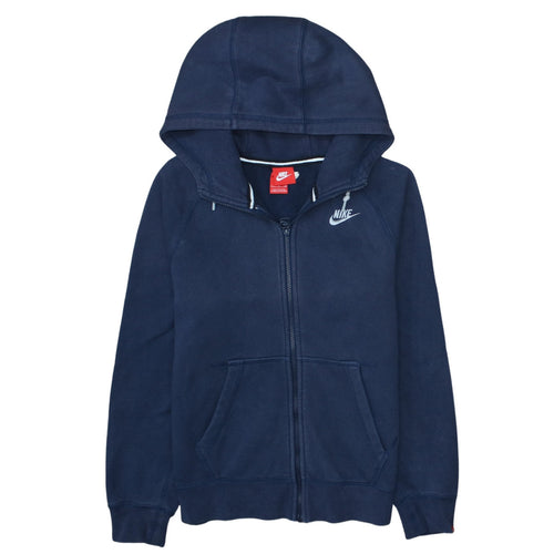 Nike Men's Blue Full Zip Hoodie Size S Regular Fit Fleece