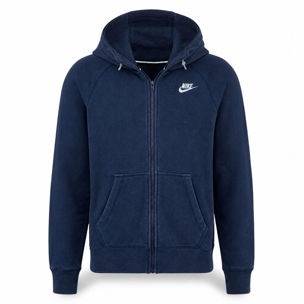 Nike Men's Blue Full Zip Hoodie Size S Regular Fit Fleece