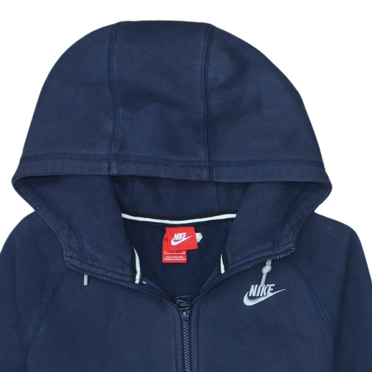 Nike Men's Blue Full Zip Hoodie Size S Regular Fit Fleece