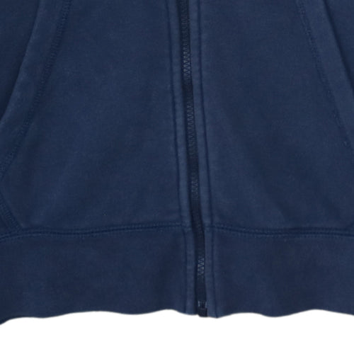 Nike Men's Blue Full Zip Hoodie Size S Regular Fit Fleece