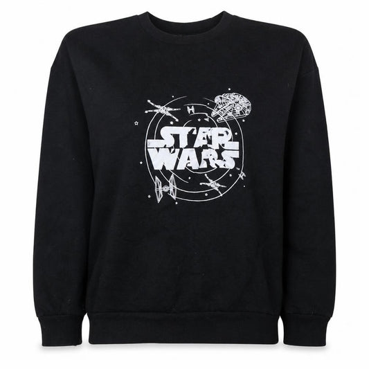 Front view of Primark Star Wars Black XS Women's Crew Neck Sweatshirt
