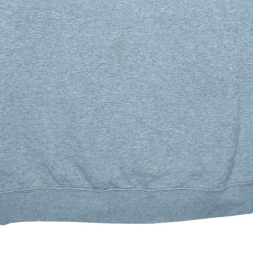 Nike Men Grey Crew Neck Pullover Sweatshirt M Regular Fit