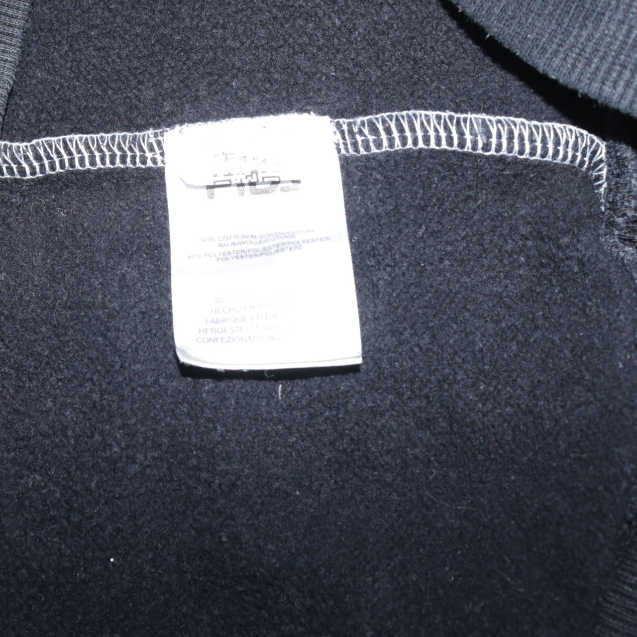 Fila Mens Blue Colour Block Pullover Hoodie XS