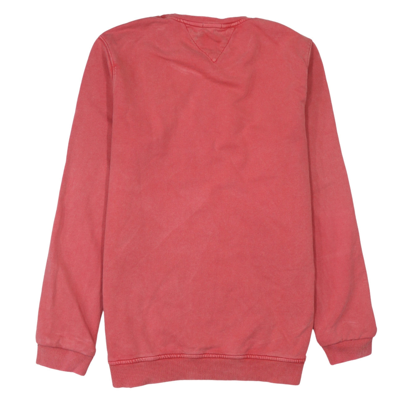 Hilfiger Denim Womens Coral Pink NYC Pullover Sweatshirt M