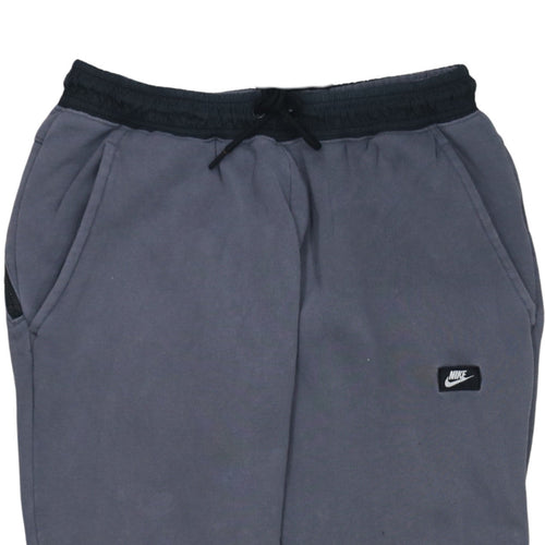 Nike Men's Grey Jogger Sweatpants M Regular Fit Cuffed Fleece