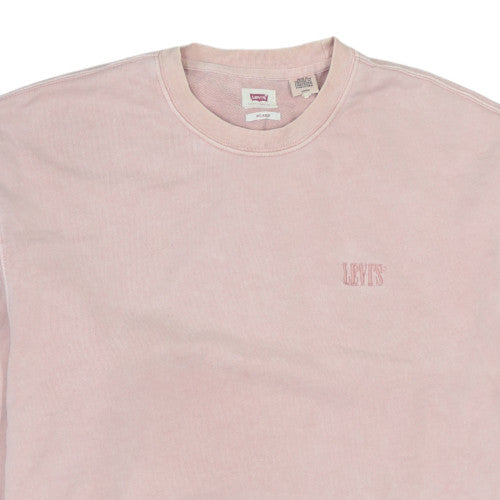 Levi's Men's Pink Relaxed Fit Crew Neck Sweatshirt Size S