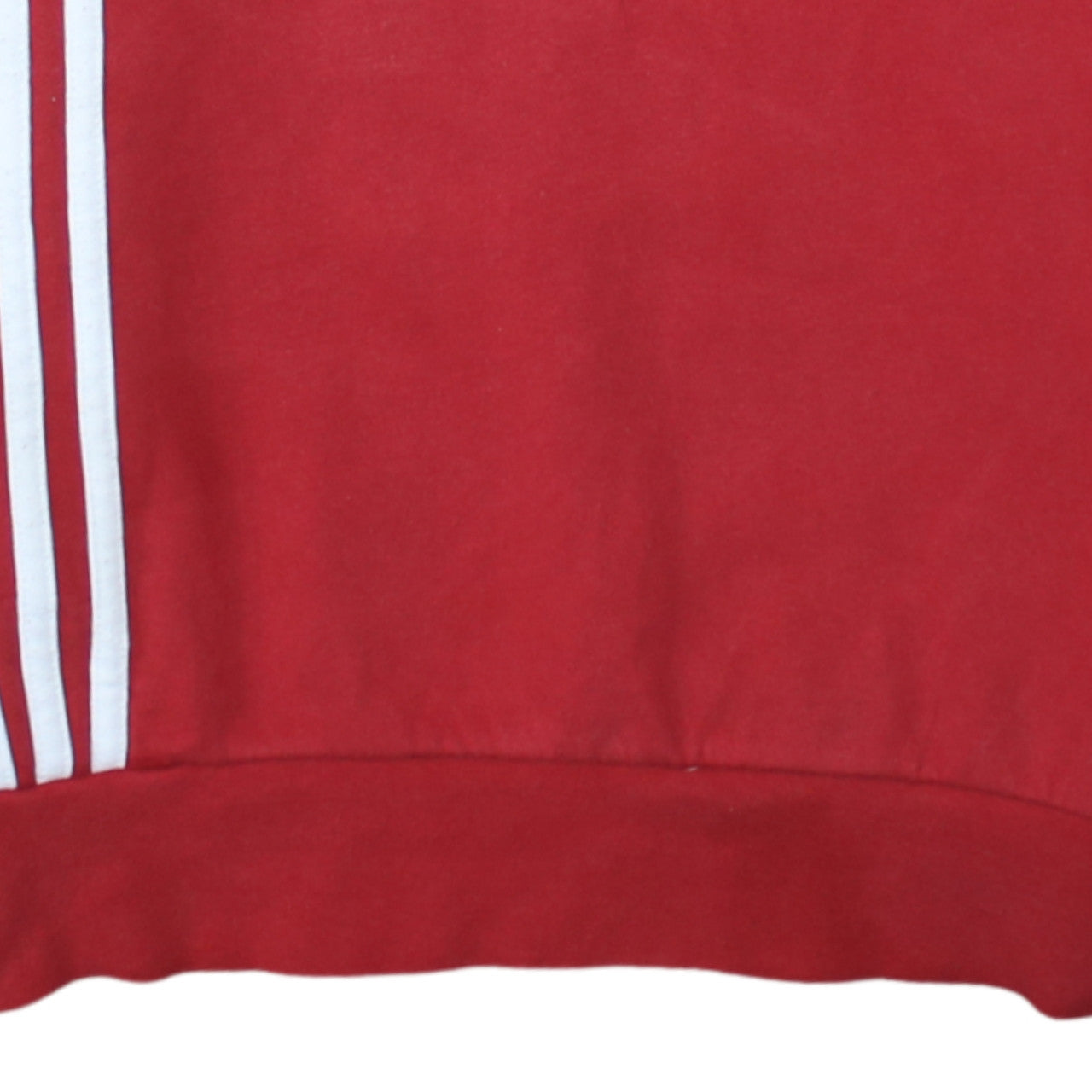 adidas Mens Red 1/4 Zip Sports Sweatshirt Size M Regular Fit