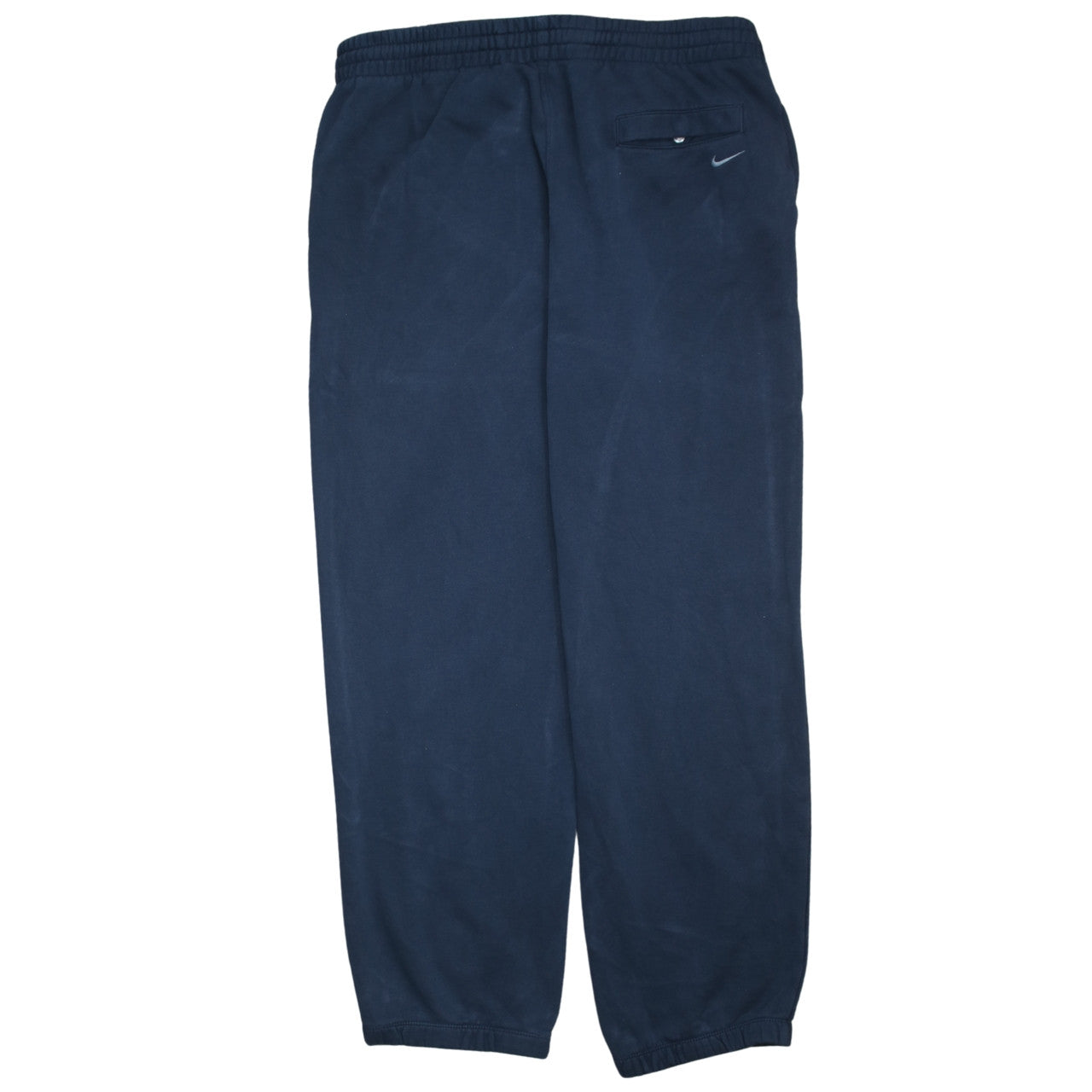 Nike Men's Blue L Fleece Sweatpants with Logo Tapered Fit