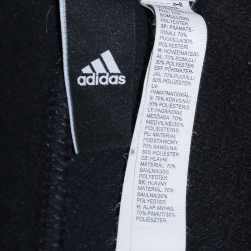 Adidas Men's Black XL Jogger Trousers with Stripe Logo