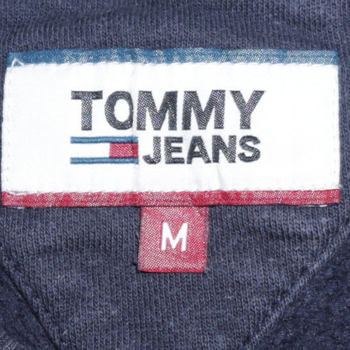 Tommy Jeans Men's Blue Logo Crew Neck Sweatshirt Size M