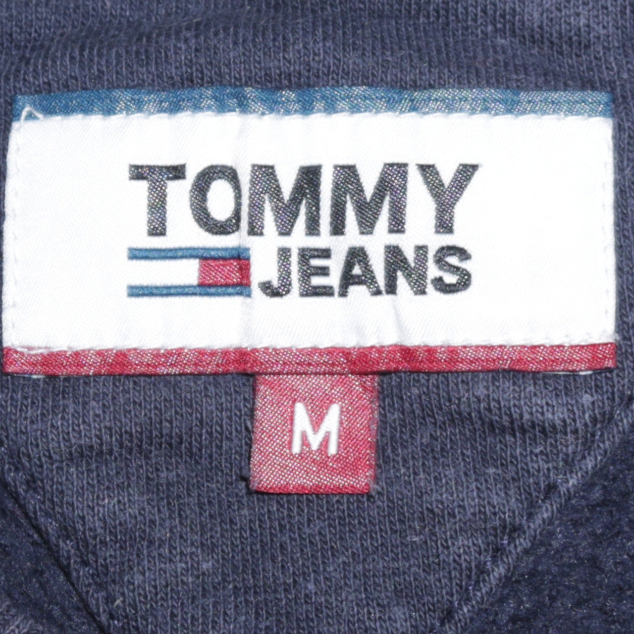 Tommy Jeans Men's Blue Logo Crew Neck Sweatshirt Size M