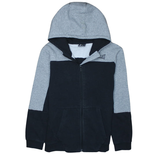 Everlast Boys Grey and Black Full Zip Hoodie 13 Years Cotton Blend