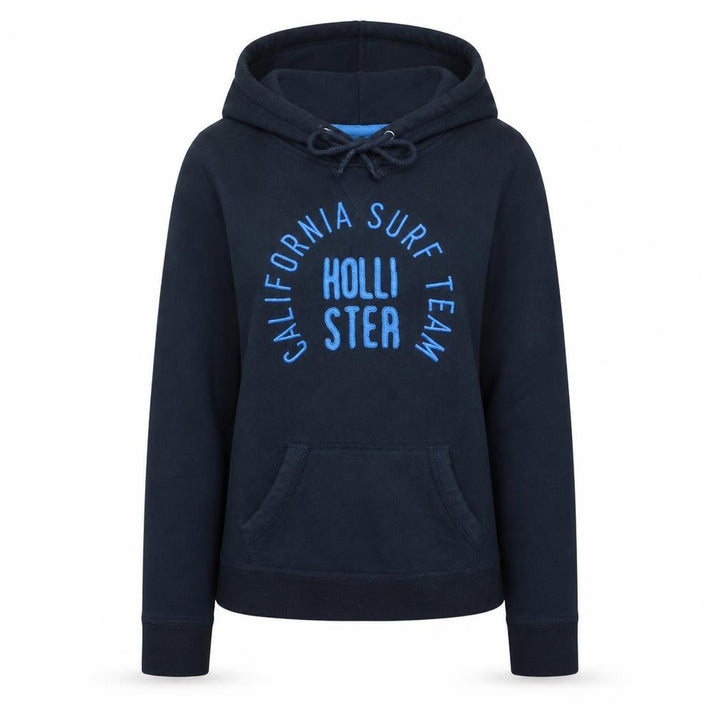 Hollister Women Navy Hoodie Small Pullover California Surf Team