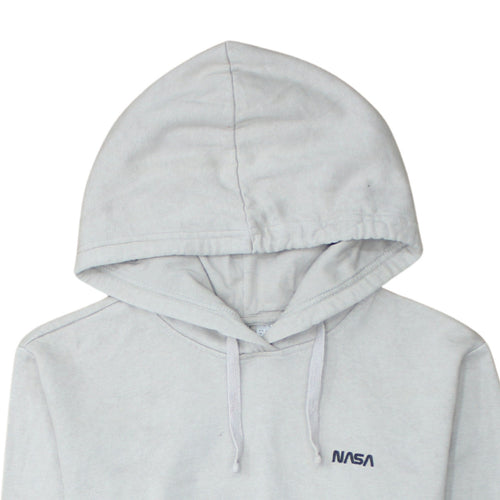 H&M Divided Women’s Grey NASA Pullover Hoodie XS Cotton Blend