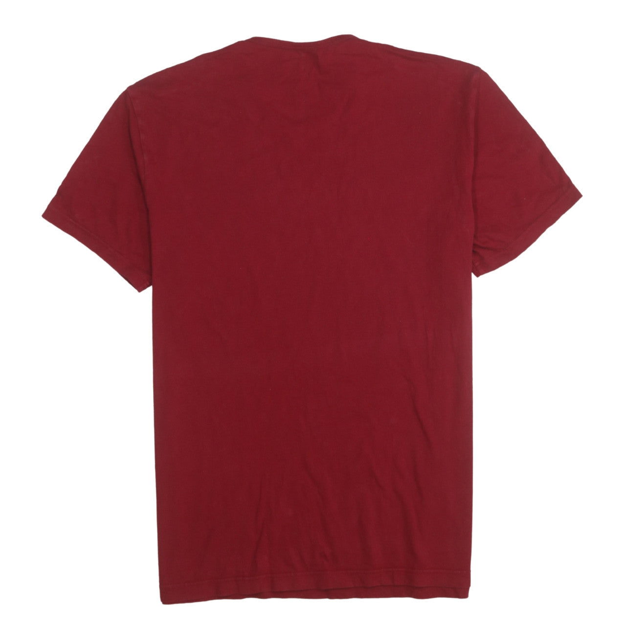 Emporio Armani Men's Red Cotton Crew Neck Short Sleeve T-Shirt Size L