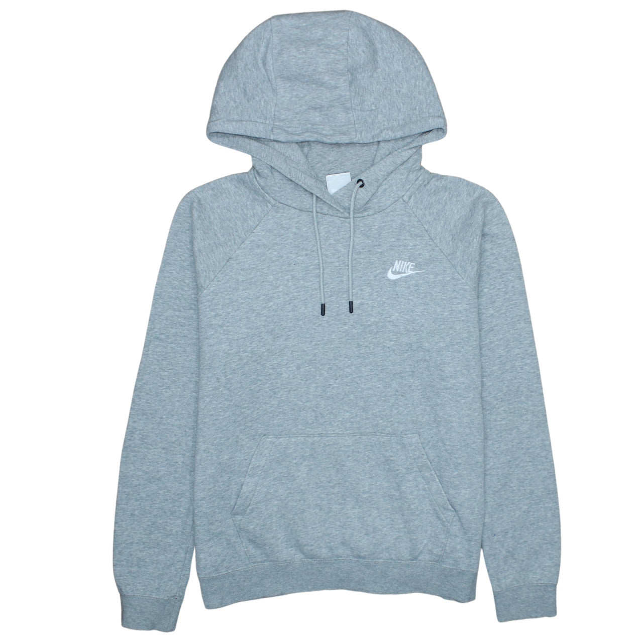 Nike Mens Grey Pullover Hoodie Medium Fleece Sweatshirt