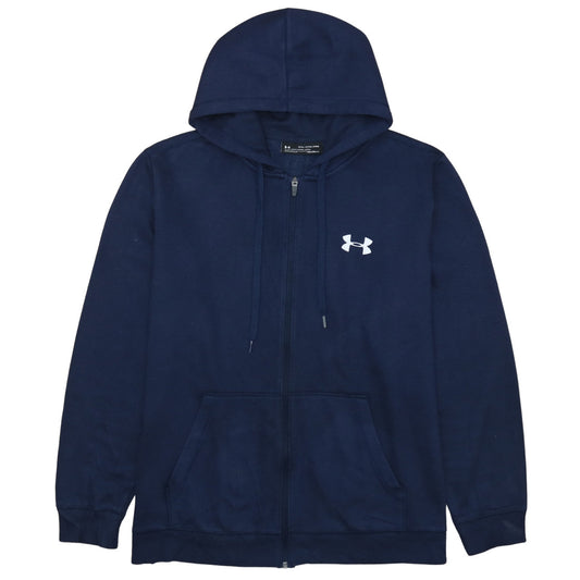 Under Armour Men Blue 2XL Full Zip Sports Hoodie