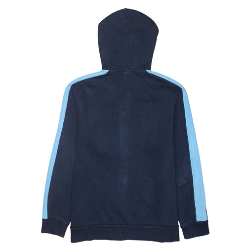 GAP Kids Boys Navy Blue Full Zip Hoodie Size 14-16 Years Cotton Blend
