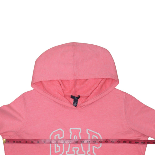GAP Womens Pink Pullover Hoodie XL Cotton Blend Casual Sweatshirt