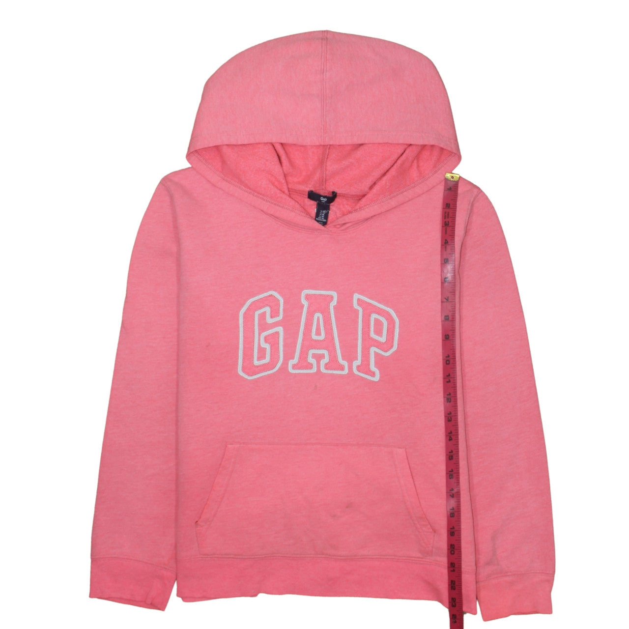 GAP Womens Pink Pullover Hoodie XL Cotton Blend Casual Sweatshirt