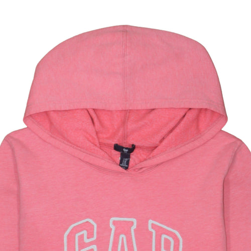 GAP Womens Pink Pullover Hoodie XL Cotton Blend Casual Sweatshirt