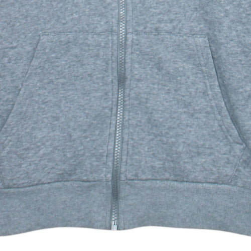 Converse Boys Grey Full Zip Hoodie XL 13-15 Years Cotton Blend Logo