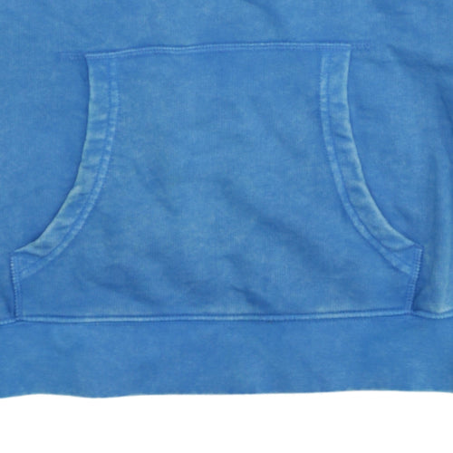 Champion Boys Blue Pullover Hoodie Medium 9-10 Years Cotton Blend