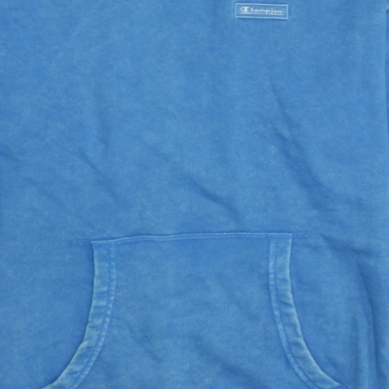 Champion Boys Blue Pullover Hoodie Medium 9-10 Years Cotton Blend