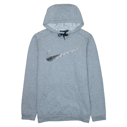 Nike Men's Grey Dri-Fit Pullover Hoodie Size M Sportswear
