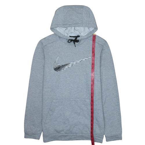 Nike Men's Grey Dri-Fit Pullover Hoodie Size M Sportswear