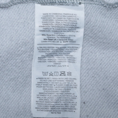 Nike Men's Grey Dri-Fit Pullover Hoodie Size M Sportswear