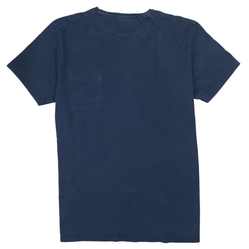 Timberland Men's Navy Blue Cotton Crew Neck Slim Fit T-Shirt L