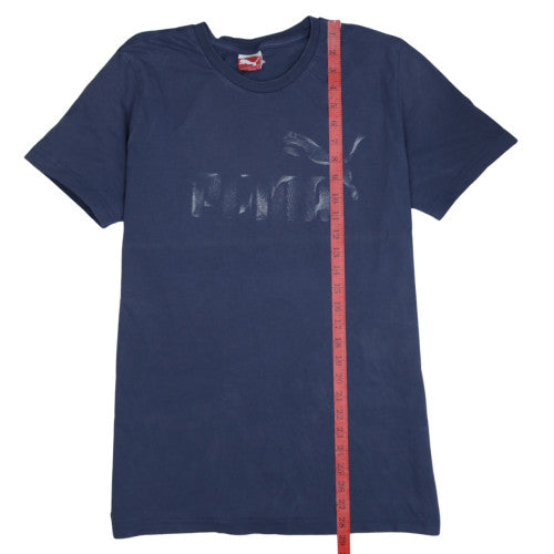Puma Men's Navy Blue Crew Neck Short Sleeve T-Shirt Size L