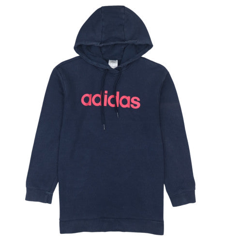 Adidas Women's Navy Hoodie Size Small Pullover Hooded Sweatshirt