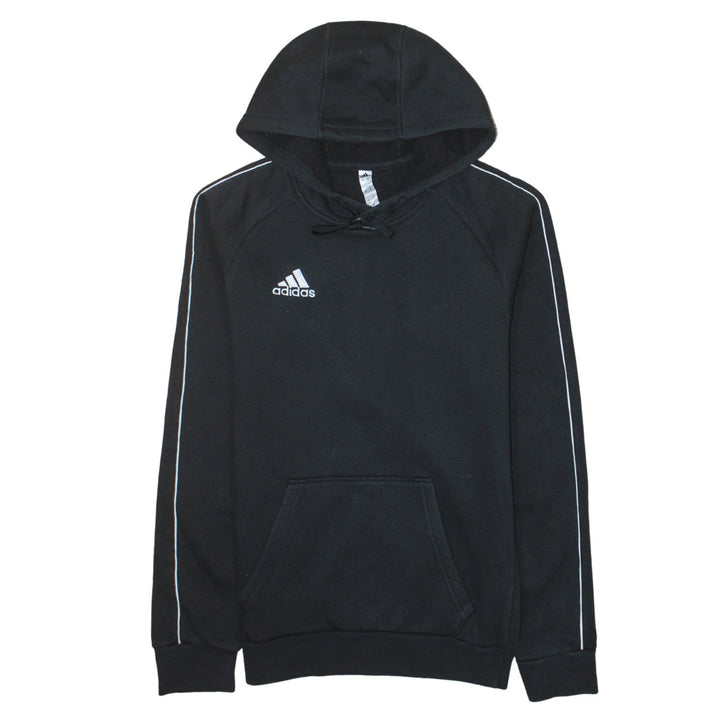 Adidas Men's Black XS Pullover Hoodie Embroidered Logo Sportswear