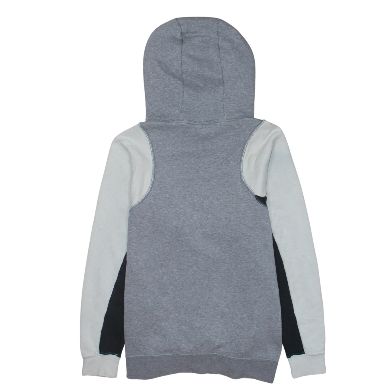 Nike Men's Grey Pullover Hoodie Small Logo Graphic Fleece