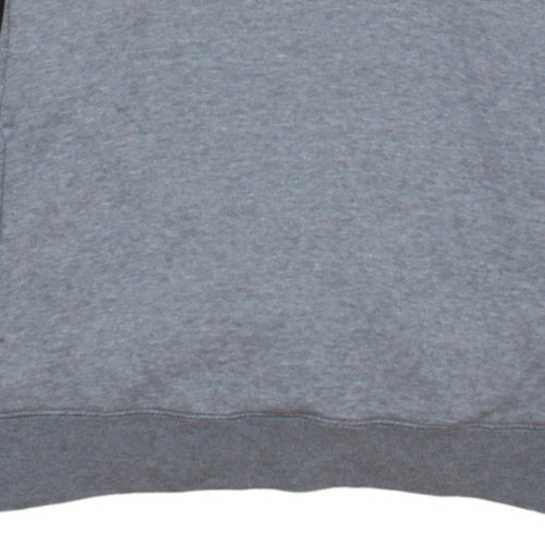 Nike Men's Grey Pullover Hoodie Small Logo Graphic Fleece