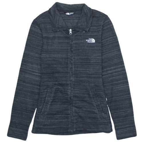 The North Face Women Black Fleece Full Zip Jacket L Outdoor