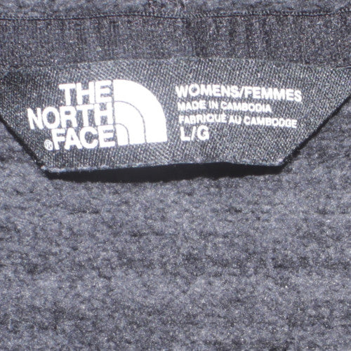 The North Face Women Black Fleece Full Zip Jacket L Outdoor