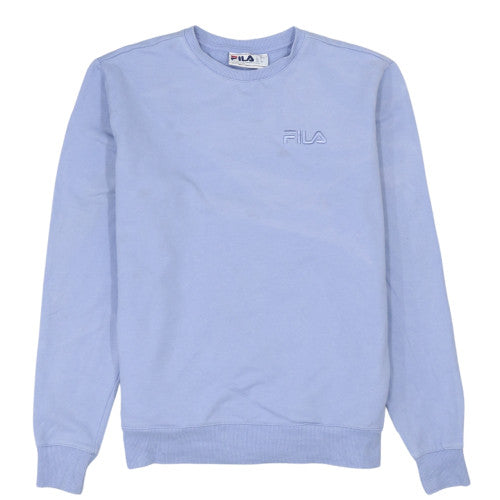 FILA Womens Blue Crew Neck Pullover Sweatshirt Size S