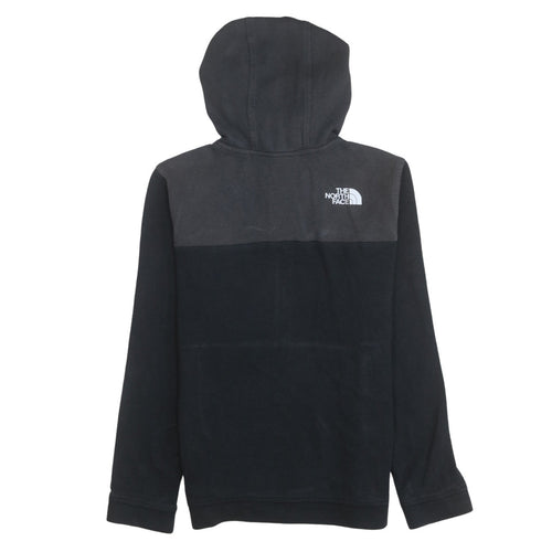 The North Face Boys Black 14 Years Half Zip Hooded Fleece Hoodie