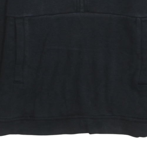 The North Face Boys Black 14 Years Half Zip Hooded Fleece Hoodie
