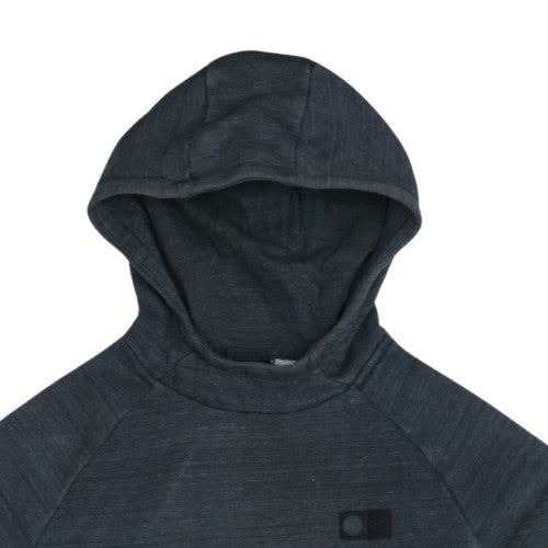 Nike Boys Dark Grey Pullover Hoodie XL 13-15 Years with Orange Logo