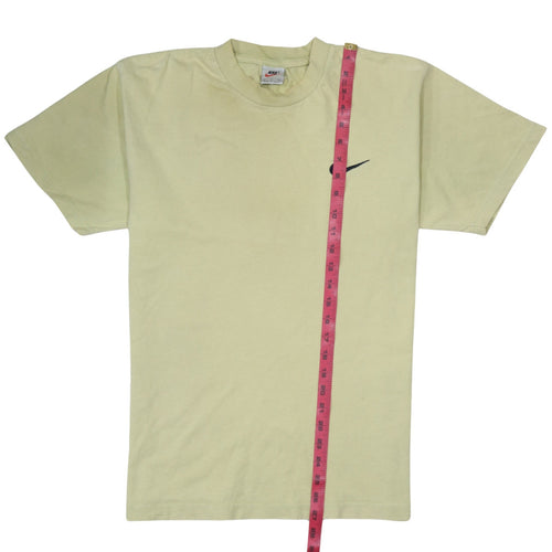 Nike Men's Beige Cotton Short Sleeve Crew Neck T-Shirt Small