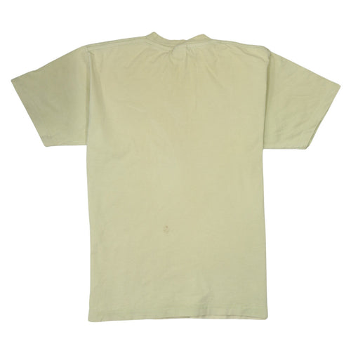 Nike Men's Beige Cotton Short Sleeve Crew Neck T-Shirt Small