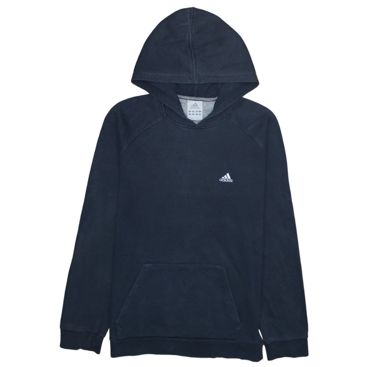 adidas Men's Blue Pullover Hoodie Fleece Small