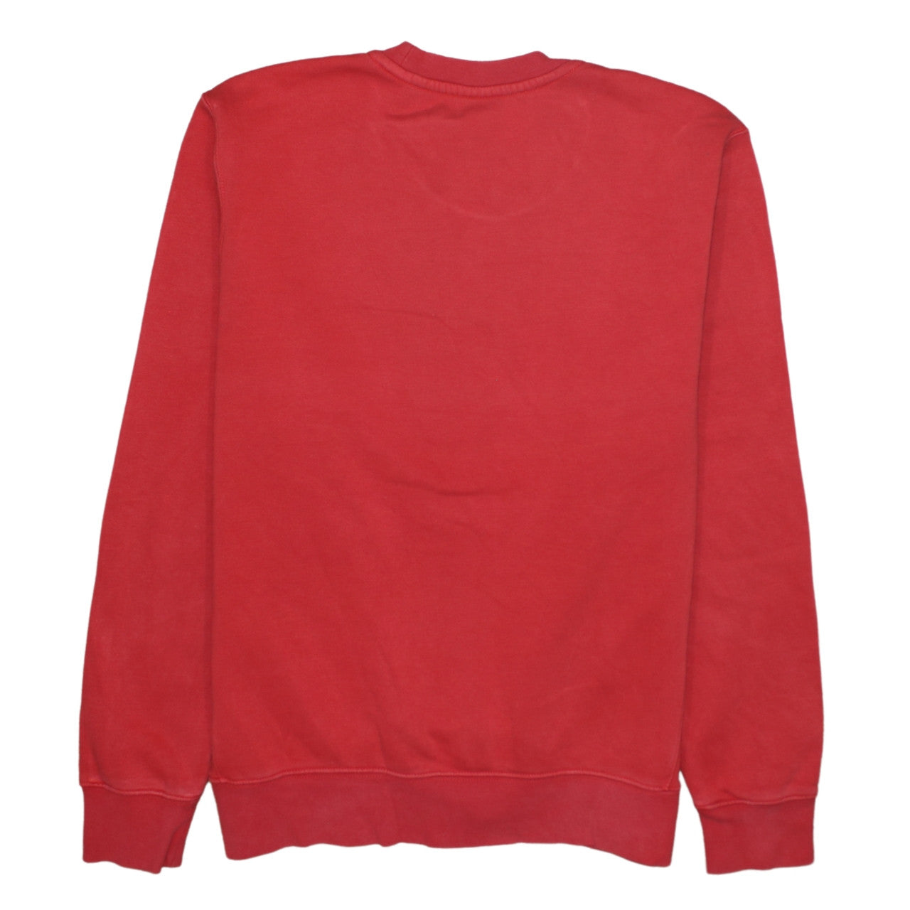 Nike Mens Red Crew Neck Pullover Sweatshirt Size S